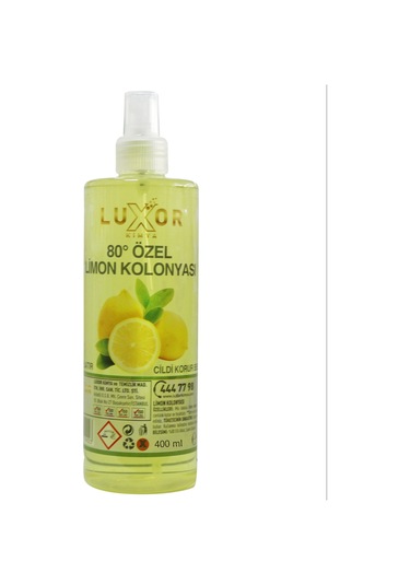 Luxor Kimya 80 Derece Özel Limon Kolonyası 400 ML