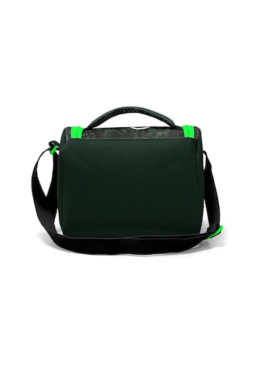 Coral High Kids Koyu Yeşil Siyah Dinozor Desenli Thermo Beslenme Çantası 11725