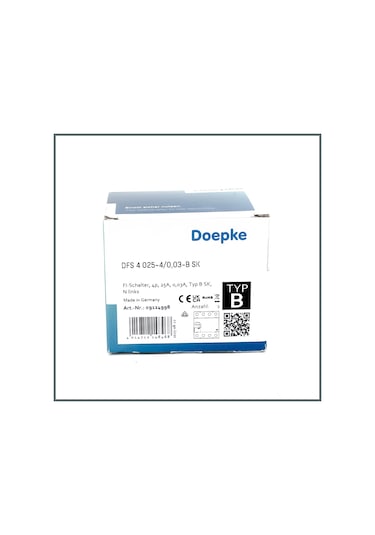 Doepke 4x25a Rccb 30ma B Tipi Kaçak Akım Rölesi Sk