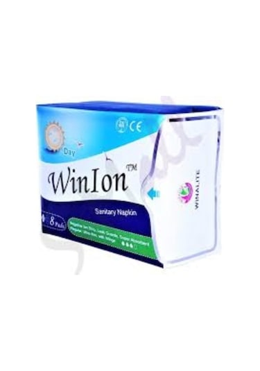 Winalite Negatif Iyonlu Anion Hijyenik Ped Gündüz 8'li