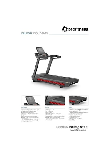 Profitness Falcon Koşu Bandı