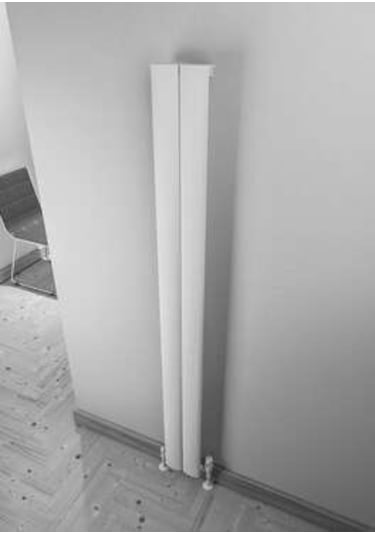 Warma Serez Dikey Alüminyum Radyatör 185x1800 Pütürlü Antrasit 7946