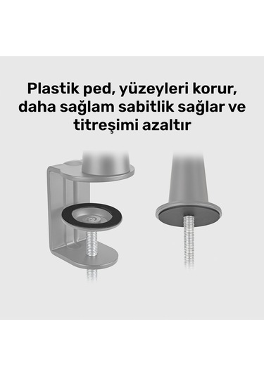 Npo Std131b Stüdyo Tasarım Kablo Yönetimli Amortisörlü Profesyonel Yayıncı Mikrofon Kolu