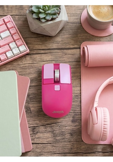 Kablosuz Şarj Edilebilir Mouse - Mekanik Tuş Tasarımlı 1600dpı Optik Fare -