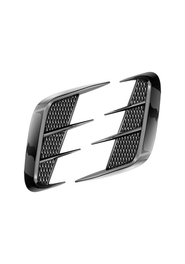 Evrensel Araba Çamurluğu Yumuşak Tutkal Dekoratif Araba Çıkartmaları, Renk: Parlak Siyah