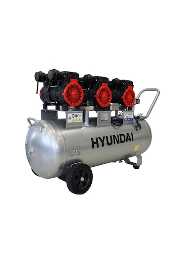 Hyundai HM3100S 6 HP Sessiz Ve Yağsız Hava Kompresörü 100 L