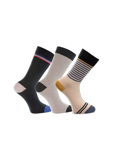 Miorre 3L'Ü Erkek Çorap-Asorti-Std Çok Renkli