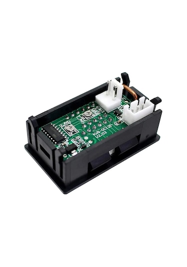 0.28 inç 100V 10A Çift LED Ekranlı Voltmetre ve Ampermetre Modülü