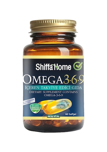 Aksu Vital Shiffa Home Omega 3-6-9 1000Mg 60 Softjel