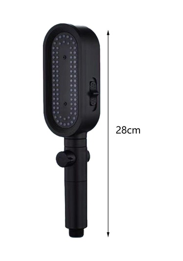 Homyl Filtreli Duş Başlığı Spa Otel Banyosu Için Siyah