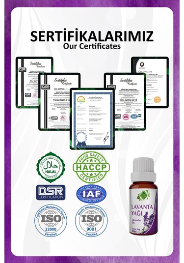 Lavanta Yağı Lavander Essential Oil 10 Ml.