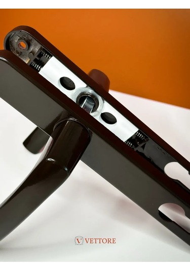 Vettore Pvc Plastik Kapılar İçin Kapı Kolu Kahverengi 169480810