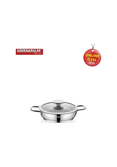 Kahramanlar Yağmur İndüksiyon Tabanlı 3'lü Sahan Seti Gri