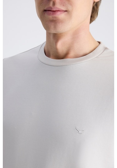 D'S Damat Ds Damat Regular Fit Taş Düz Pamuklu Sweatshirt 5hce247021053 S01