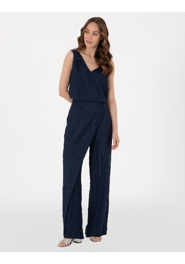 Pierre Cardin Kadın Lacivert Kısa Kollu Bluz 50301151-vr033 Lacivert