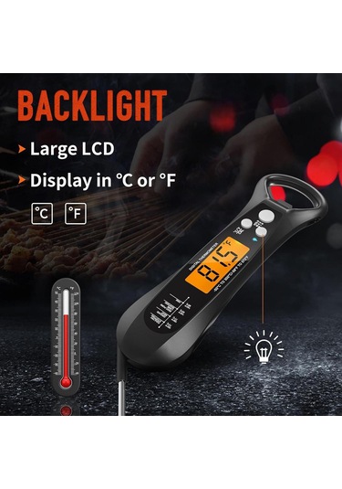 Homyl Mutfak Gıda Termometresi Derin Kızartma Pişirme Kavurma