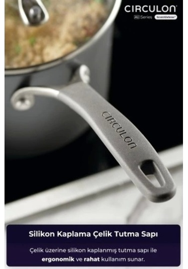 Circulon 18 Cm Kapaklı Sos Tenceresi Çok Renkli