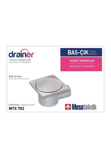 Yer Süzgeci Bas-aç Koku Önleyici 11 11 50mm Yandan Çıkışlı Diğer