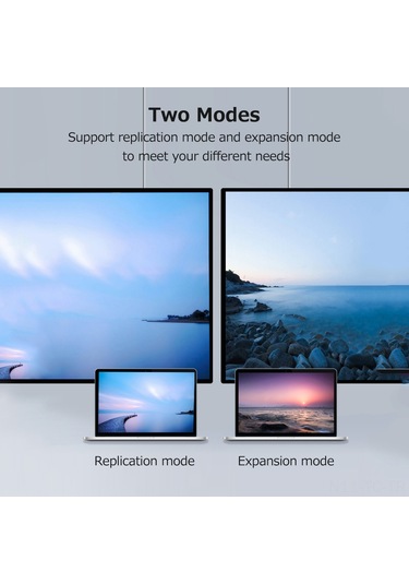 Skycity Type-c 4'lü Hub: Hdmı 4k, Vga 1080p, Usb3.0 5gbps Ve 100w Pd, Alüminyum Gövde