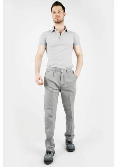 Uniprom Erkek Doktor Hemşire Aşçı Hizmetli Pantolon Alpaka Kumaş Kareli Siyah - Beyaz