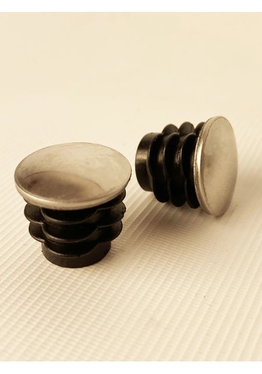 Lamel66 D16mm Krom İç Boru Tapa, 4 Adet 304387121 Siyah