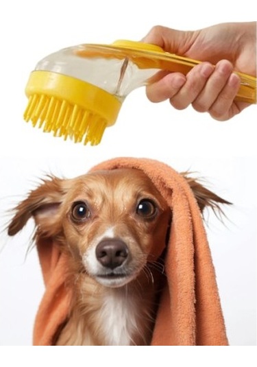 Büro Ev Ofis Evcil Pet Hayvanı İçin Tarak Sıvı Hazneli Kedi Köpek Tarağı