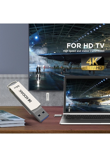 Kodak 64gb.typec Usb 3.2 Apple Uyumlu iPhone 15  Ve Type-c Girişli Tüm Cihazlar