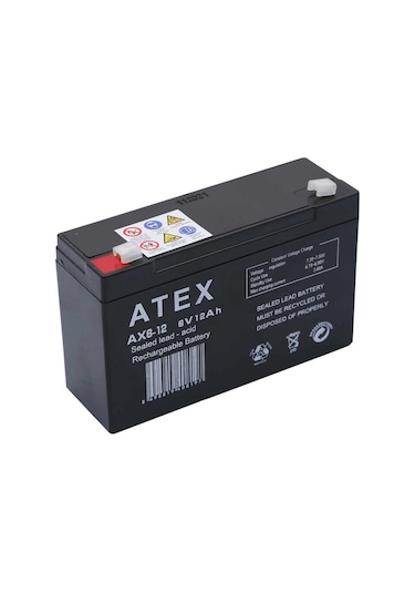 Atex Ax6-12 6v 12ah Akü