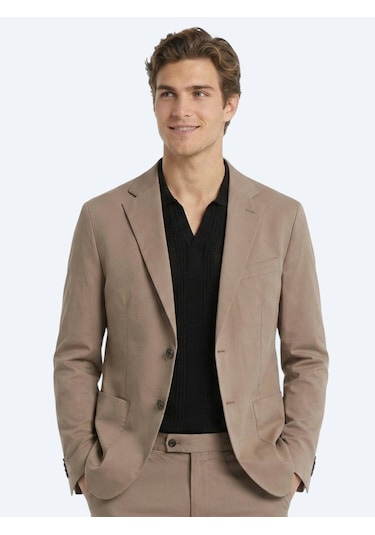 Kip Vizon Comfort Fit Pamuk Karışımlı Takım Elbise