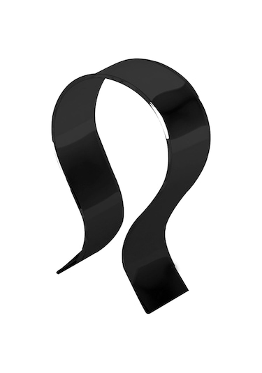 Mufunye Siyah Akrilik Kulaklık Tutucu - U Şekilli, Dayanıklı, Kablolu/kablosuz Kulaklıklar İçin Sergi Ve Saklama Sandalyesi