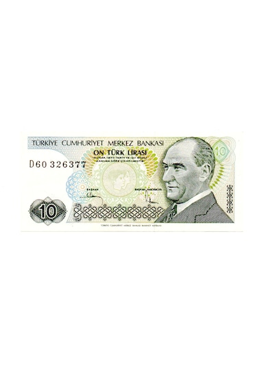 10 Lira 7.emisyon 2.tertip D60 326377 Wb0254