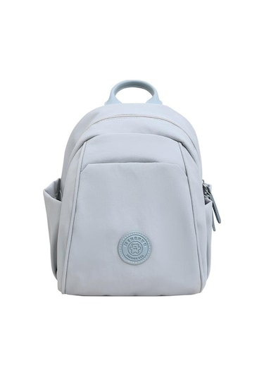 Novahub Naylon Küçük Sırt Çantası Kadın Hafif İş Seyahat Sırt Çantası Mavi MAvi