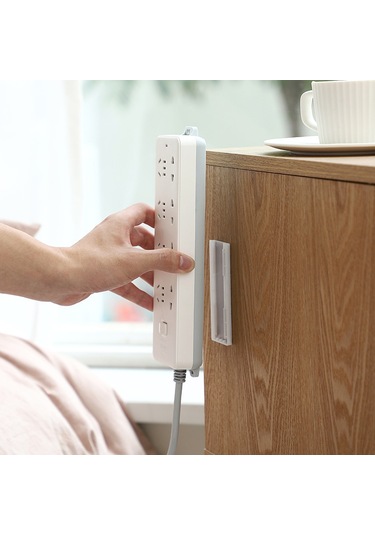 Teltree Duvar Asılı Priz Ve Kablolama Düzenleyici, Kolay Kurulum, Beyaz Renk Beyaz