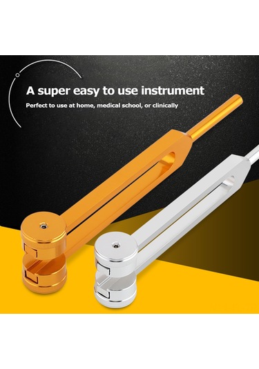 Lemestar Alüminyum 128hz Tüy Çekme Aleti - Profesyonel Kullanim, Net Ton Ve Hafif Tasima Özelligi, Gümüş Rengi