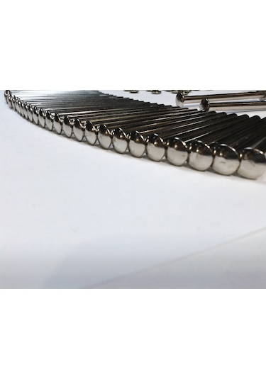 7 CM Dosya Klasör Menü Kartela Vidası Nikel Inox Renk 100 Adet