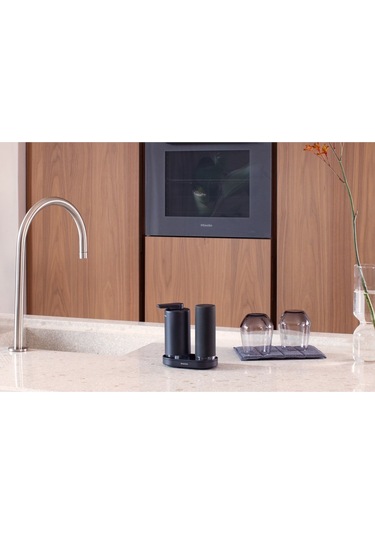 Branbantıa Sınkstyle Infınıte Grey Sabunluk Seti 2x200ml Siyah
