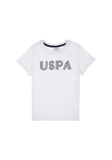 U.s. Polo Assn. Erkek Çocuk Beyaz Tişört Basic 50306483-vr013 Beyaz