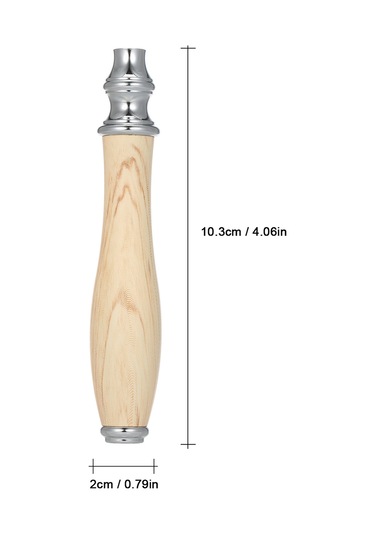 Gajeena Paslanmaz Çelik Tıraş Bıçağı Sapı - Su Geçirmez, Kaymaz Ve Dayanıklı - Çoğu Tıraş Başlığıyla Uyumlu