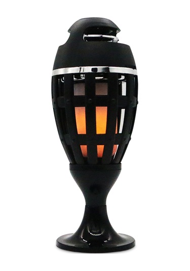 Yifomall Siyah Tabanlı Led Alev Işıklı Bluetooth Hoparlör - Portatif, Kaliteli Bass, El-işsiz Arama, Ev/outdoor/parti Kullanıma Uygun