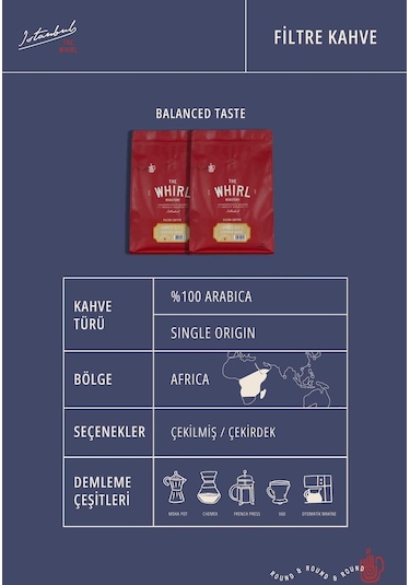 The Whirl Filtre Tanned 423 F Çekilmiş Kahve 1 KG