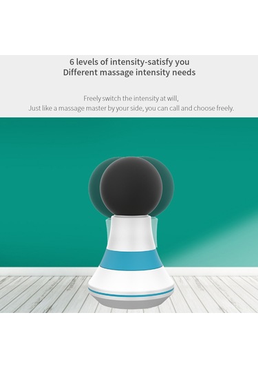 Samdoo El Tipi Elektrikli Masaj Cihazı - Kas Açısını Alleviate Et - 6 Seviye Şiddet - 400mah Pil - Sarı Sarı