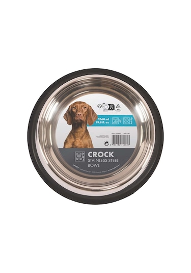 M-pets Crock Çelik Mama Ve Su Kabı Xxl