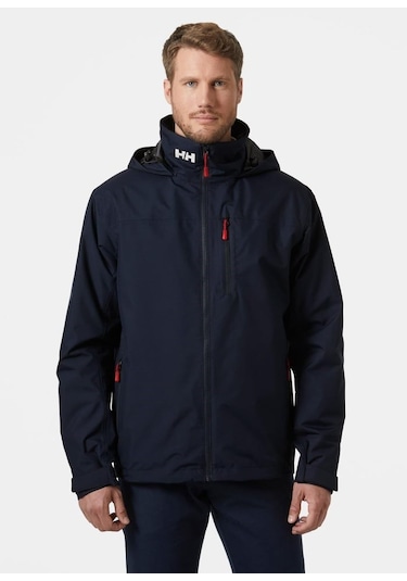 Helly Hansen Crew Hooded Midlayer Erkek Mont Navy Lacivert