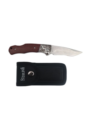 Sterling Kahverengi Saplı Katlanabilir Cep Çakısı