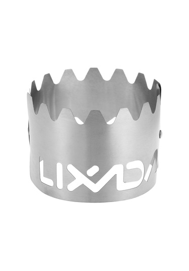 Vkemall Lixada Taşınabilir Açık Hava 2'si 1 Arada Ultra Hafif Titanyum Alkol O Gümüş