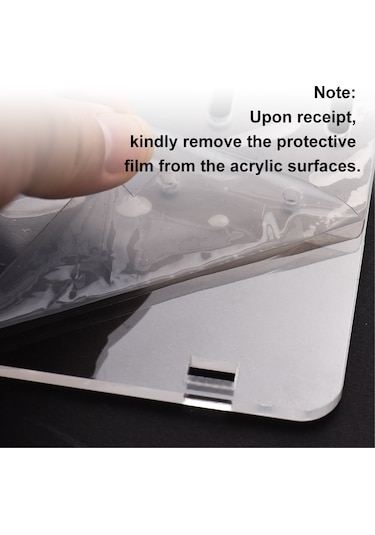 Skycity Akrilik Disk Rafı - 4/6/8/10 Konumlu, Özelleştirilebilir, Hızlı Kurulum, Soğutma Ve Sabitlik Artırıcı, Şeffaf Malzeme