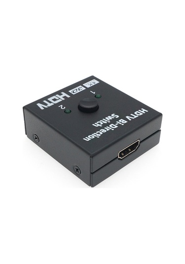 Springsun 4k 2k Hdmı Çift Yönlü Anahtarı - 2 Giriş/1 Çıkış Veya 1 Giriş/2 Çıkış, Hdmı 2.0, 3d Desteği, Manuel Kontrol, Led Gösterge