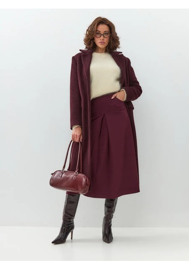 Iltanı Klasik Bayram Eteği 295748439 Şarap Rengi
