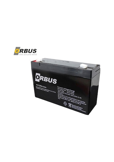 Orbus 6V 12Ah Oyuncak Araba Aküsü