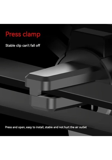 Primepickings Siyah Yerçekimli Araç Tutucu - Titreme Önleyici Fabrika Navigasyon Telefon Askısı